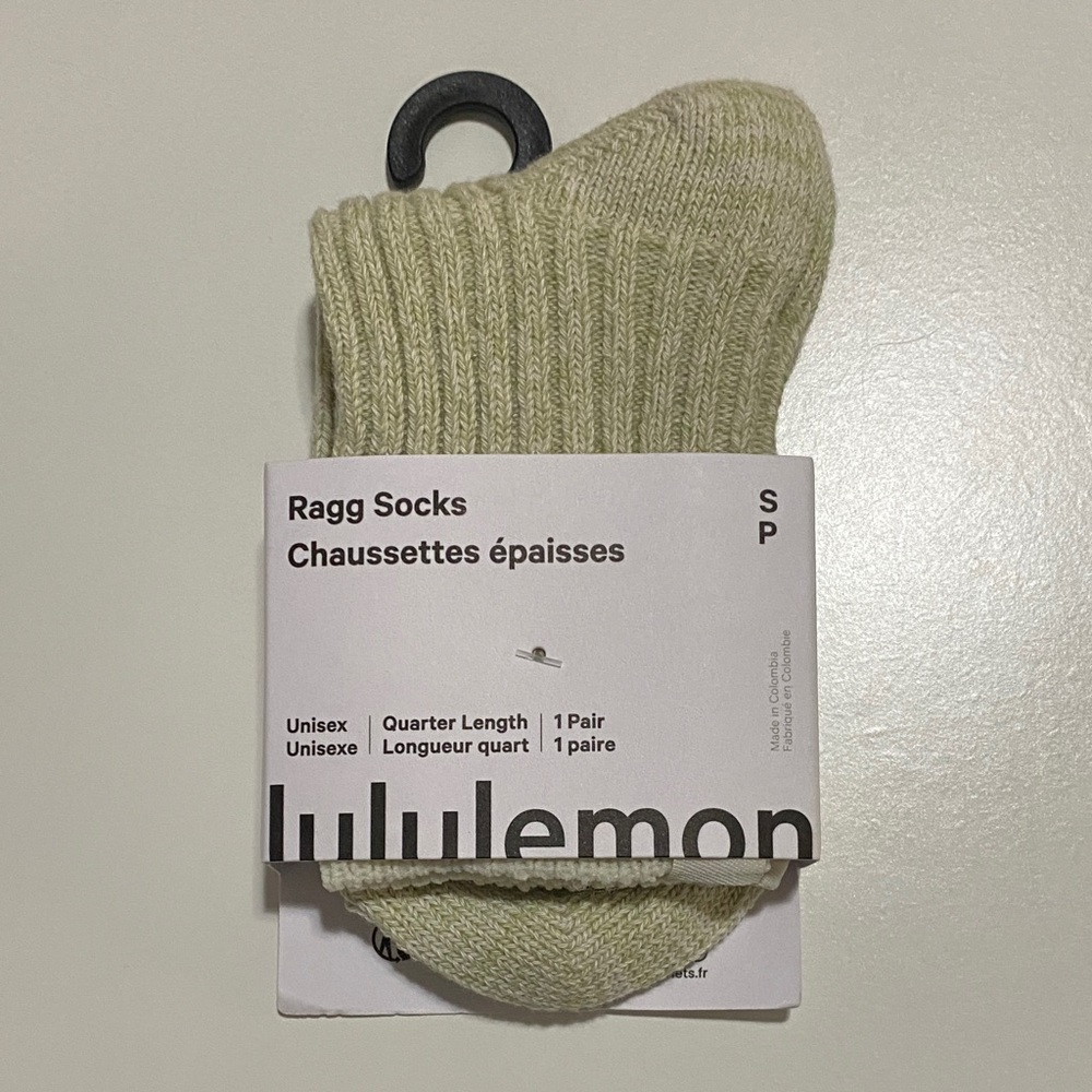 Lululemon - Ragg Socks - Quarter Length - S - NWT